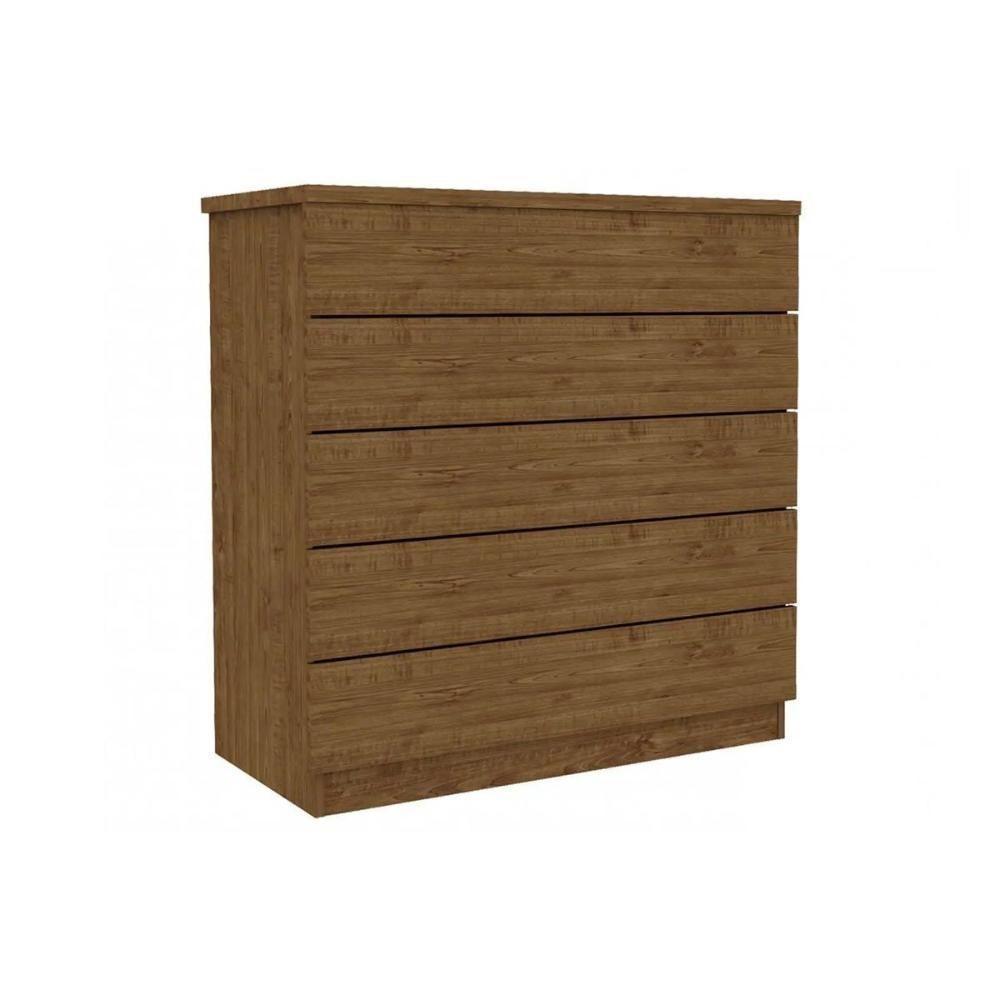 Cômoda de Quarto Premium c/ 5 Gavetas Neve - Tcil Móveis - 4