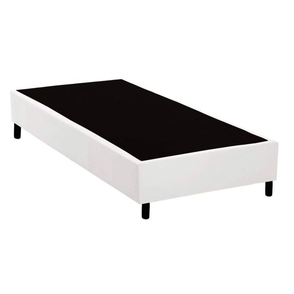 Cama Box Base Solteiro Universal Courano White (78x188x20) - Costa Rica - 1