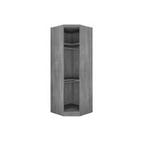 Guarda Roupa Closet de Quarto Canto Oblíquo Rizon c/ 1 Porta Freijo Cumaru c/ Fendi - Novo Horizonte - 5