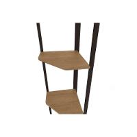 Prateleira De Quarto Industrial Li022 Freijo-preto - Kappesberg