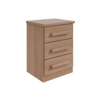 Mesa Cabeceira Baião C- 3 Gavetas Rovere-amêndoa - Lopas - 3