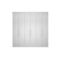 Modulado de Quarto Guarda Roupa Rizon c/ 6 Portas e 8 Gavetas Branco - Novo Horizonte - 1