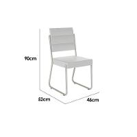 Cadeira Sala De Jantar 1736 Aço Kit 2 Uni Preto - Carraro - 2