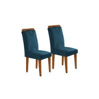 Cadeira Sala de Jantar Amsterdã Kit 2 Un Imbuia/Chocolate Capuccino - Rufato - 5