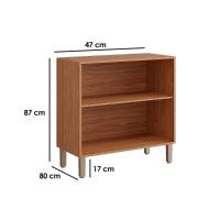 Balcão de Cozinha Divina c/2 Portas e Tampo 80 cm Freijo/Off White - MGM - 3