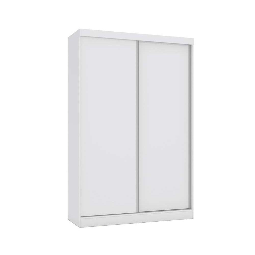 Guarda Roupa Solteiro 2 Portas de Correr e 2 Gavetas N571 Branco - Kappesberg - 1