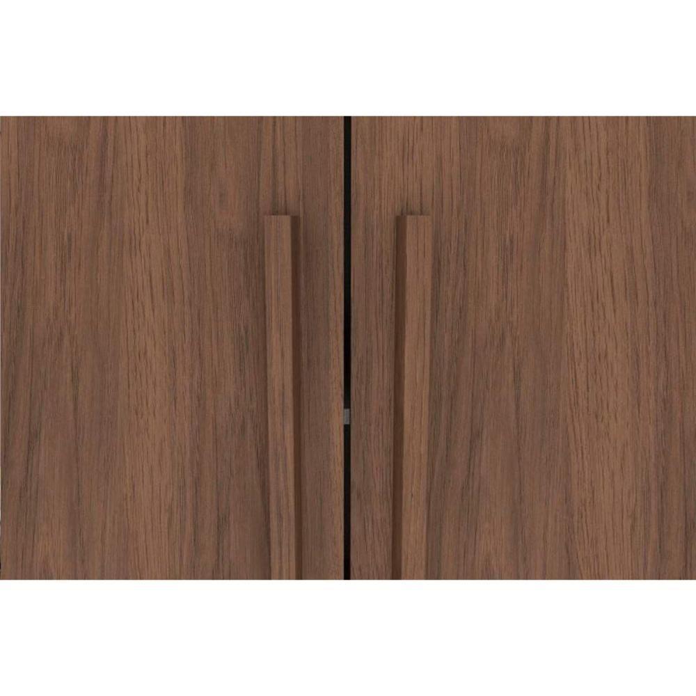 Guarda Roupa Casal 6 Portas e 3 Gavetas c/ Pés Cover Off White/Nature - Henn - 5