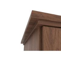 Guarda Roupa Casal 6 Portas e 3 Gavetas c/ Pés Cover Off White/Nature - Henn - 6