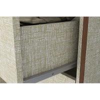 Guarda Roupa Casal 6 Portas e 3 Gavetas c/ Pés Cover Off White/Nature - Henn - 7