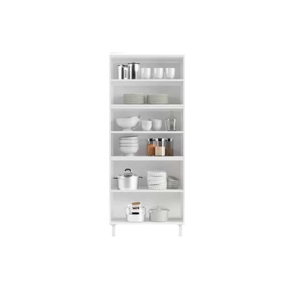Paneleiro de Cozinha Mirage New Aço c/ 6 Portas 80cm Branco - Telasul - 3