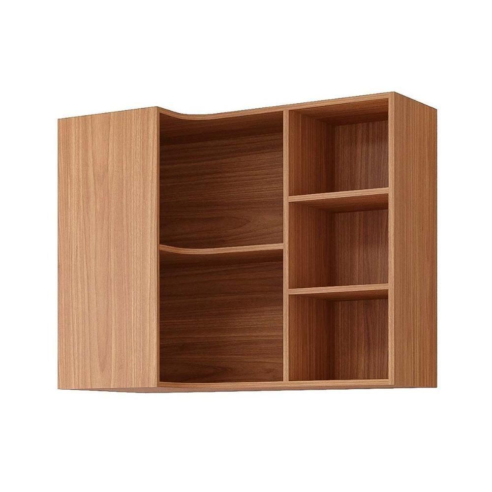 Armário Aéreo p/ Cozinha Eloise de Canto c/5 Nichos 92cm Freijo - MGM - 1