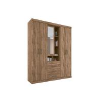 Guarda Roupa Solteiro 5 Portas E 3 Gavetas Havana Star 5.3 Atacama - Santos Andirá - 1