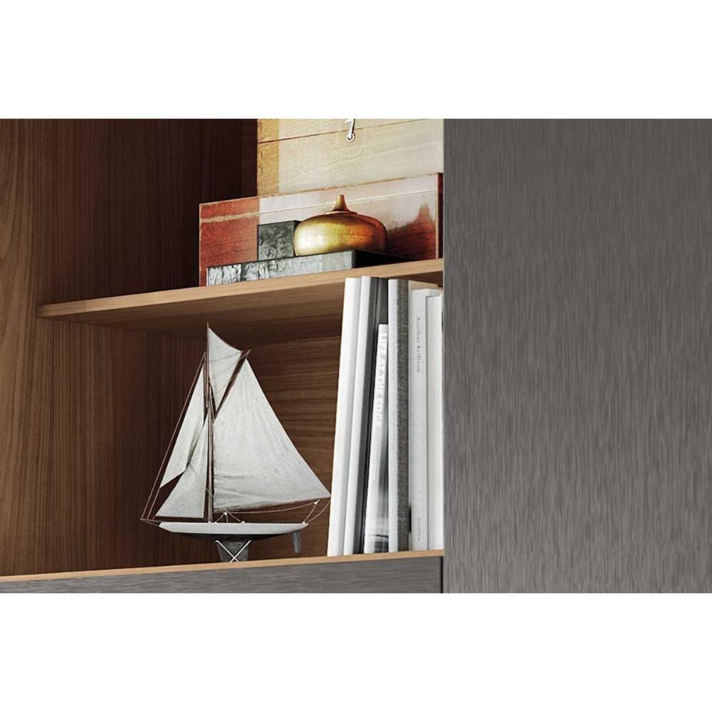 Cômoda de Quarto Marabá 1.6 c/ 1 Porta 2 Nichos e 6 Gavetas c/ Pés Jatoba - Santos Andirá - 7