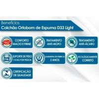 Colchão Solteiro Espuma D20 Physical Resistente (78x188x14) - Ortobom - 2