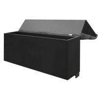 Cabeceira Cama Box Estofada King King Imperador Suede Cinza - Simbal - 6