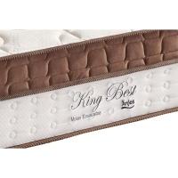 Cama Box King: Colchão Molas Ensacadas Anjos MasterPocket New King + Base Courano Brown(193x203) - 6