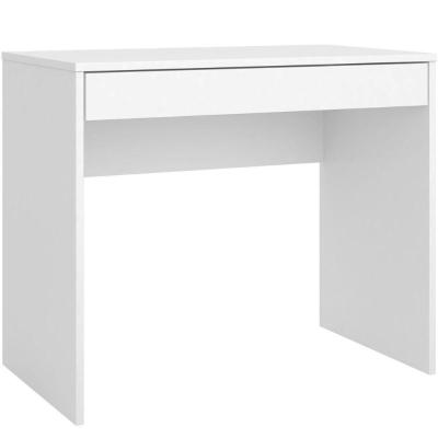 Mesa Para Computador Escrivaninha 1 Gaveta Celeste Branco