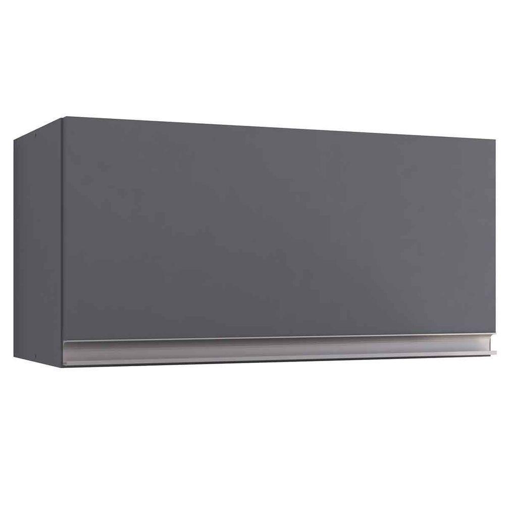 Armário Aéreo De Geladeira Para Cozinha Adriana Cinza - 1