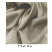 Poltrona De Amamentação Com Puff Veludo Bege - Casa Chick - 4