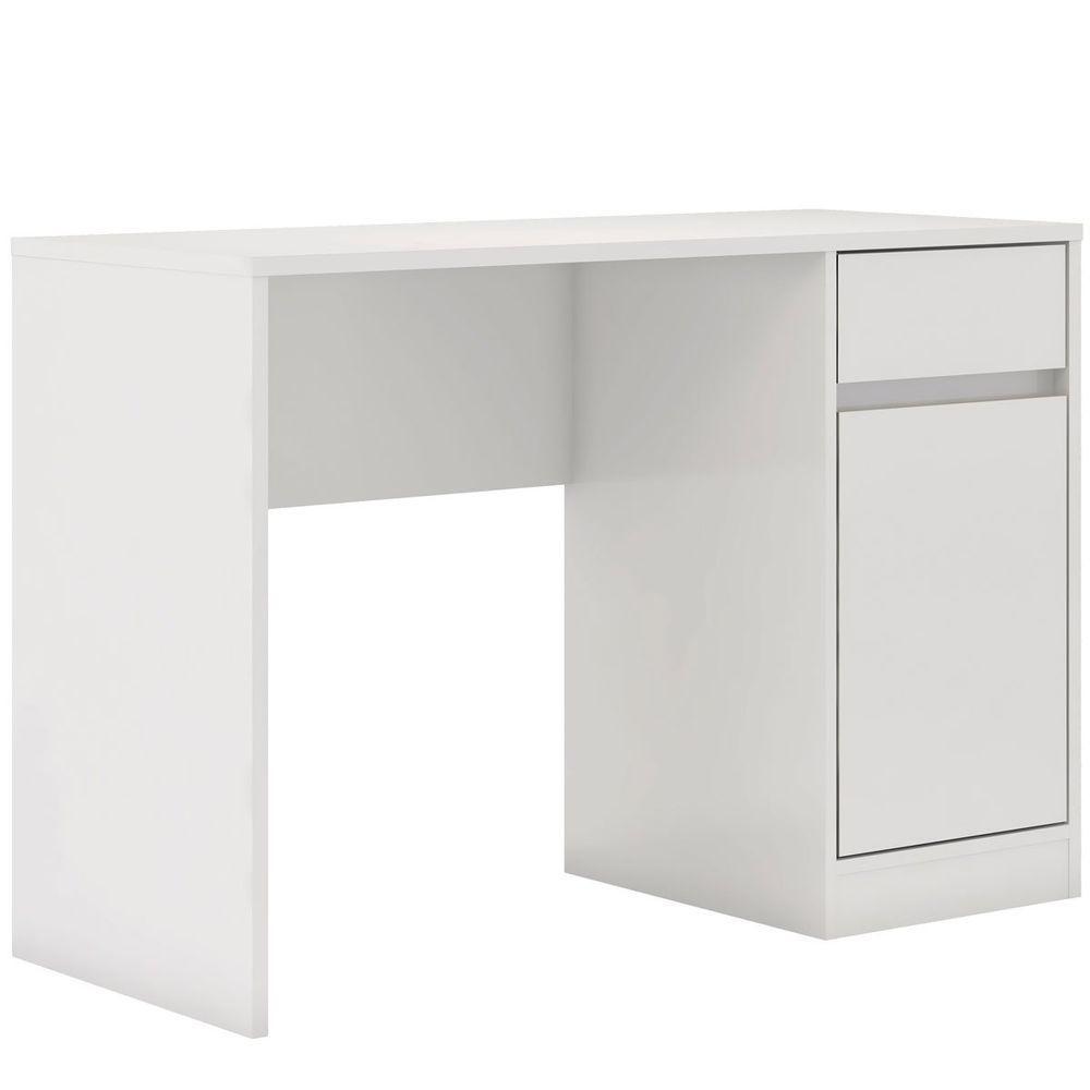 Escrivaninha Office 1 Gaveta 1 Porta Luna Branco - 1
