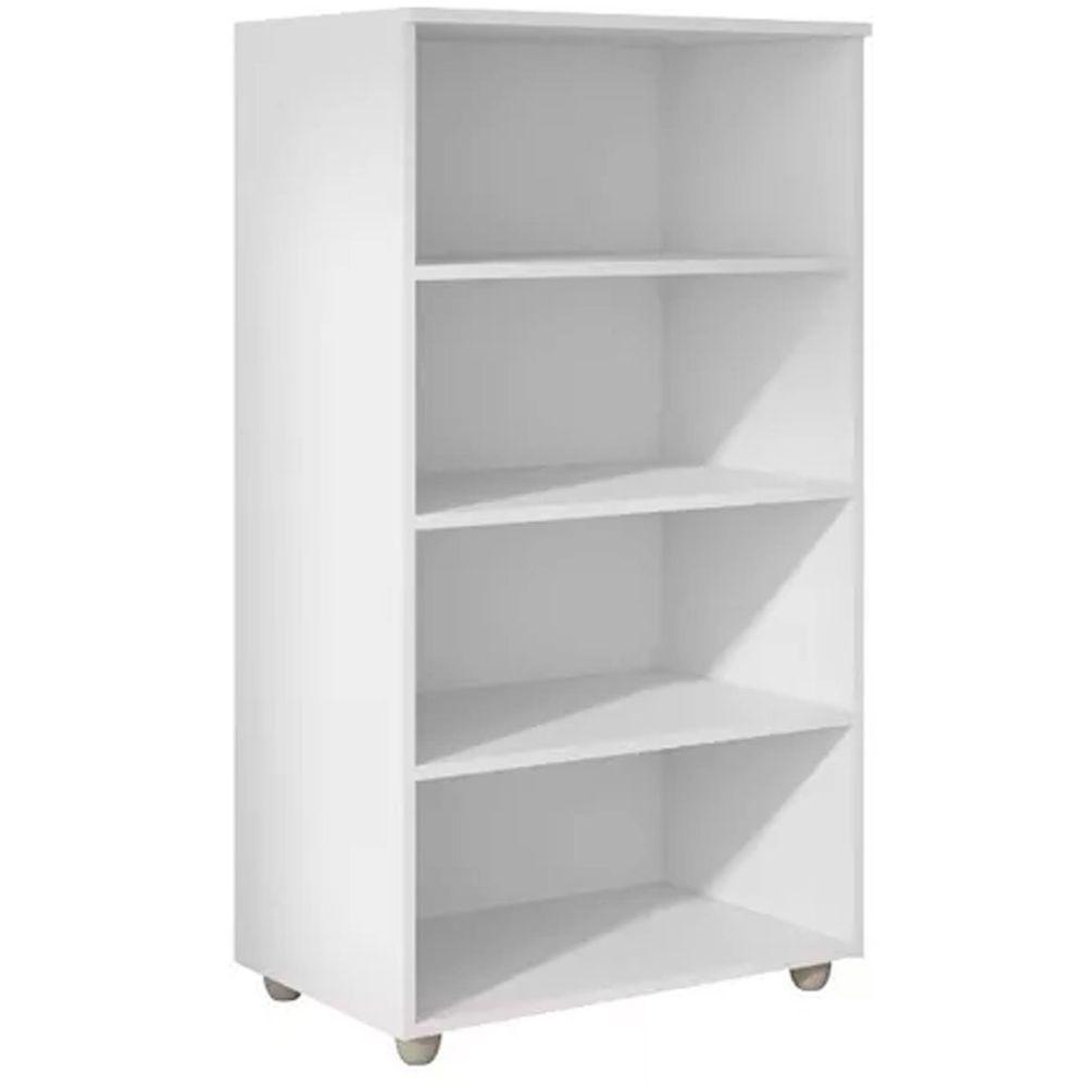 Armário Multiuso Rosa 2 Portas 3 Prateleiras Branco - 3