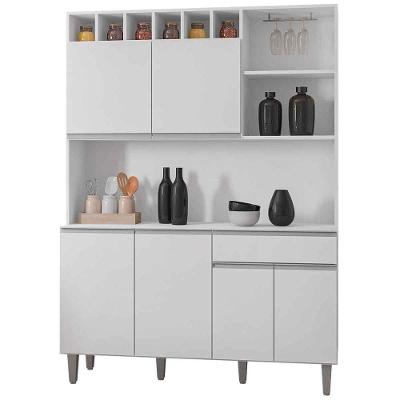 Kit De Cozinha Aline 6 Portas E 1 Gaveta Branco