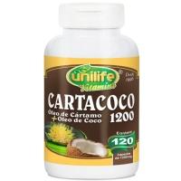 Kit 3 óleo De Cártamo E Coco Cartacoco 1200mg Unilife 120 Cápsulas - 6