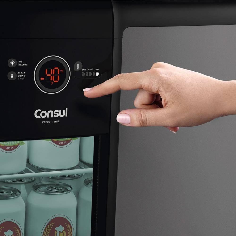 Cervejeira Consul Mais 82 Litros Titanium Czd12atana - 127v - 3
