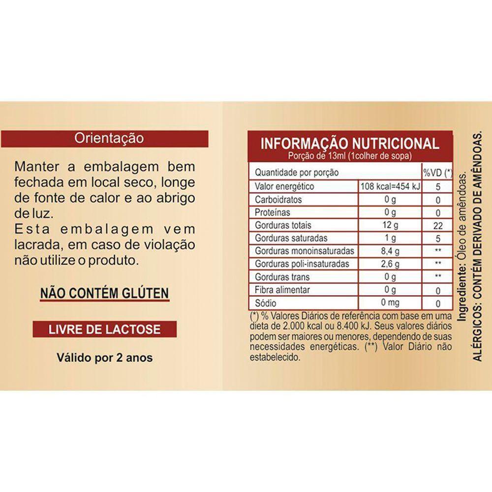 Óleo De Amêndoas 100% Puro Unilife - Extraído A Frio 100ml - 2
