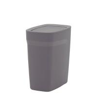 Lixeira Tramontina Compact Em Polipropileno Cinza Com Tampa Basculante 8,5 L Tramontina - 6