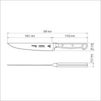 Faca Para Cozinha Tramontina Century Lâmina Aço Inox E Cabo De Policarbonato E Fibra De Vidro 6"