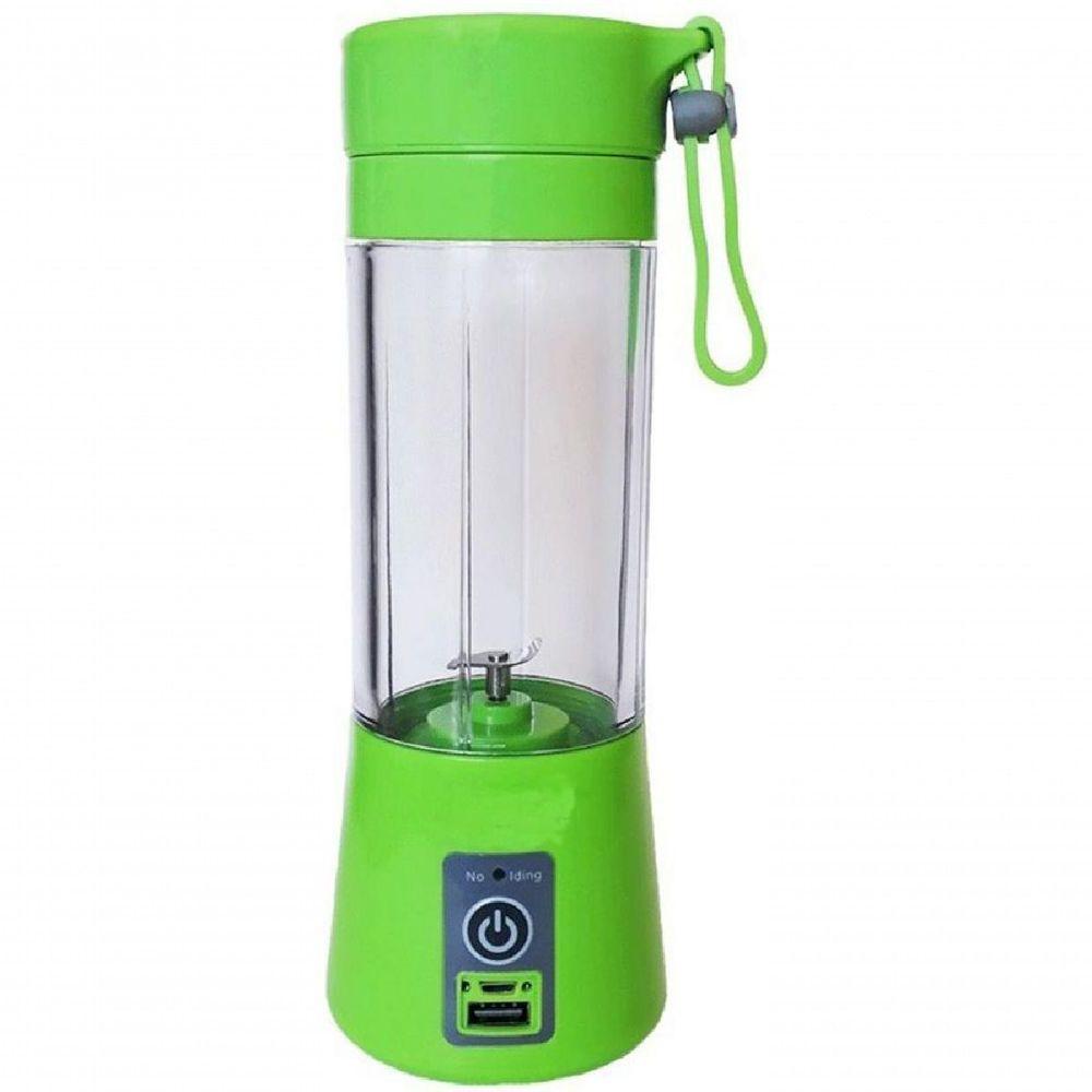 Mini Liquidificador Portátil Elétrico Recarregável Usb Verde - 1