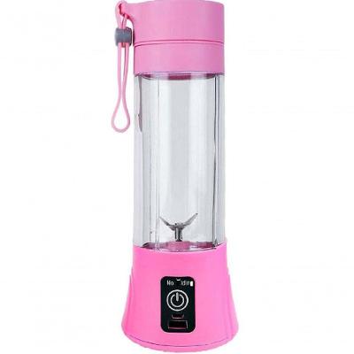 Mini Liquidificador Portátil Elétrico Recarregável Usb Rosa