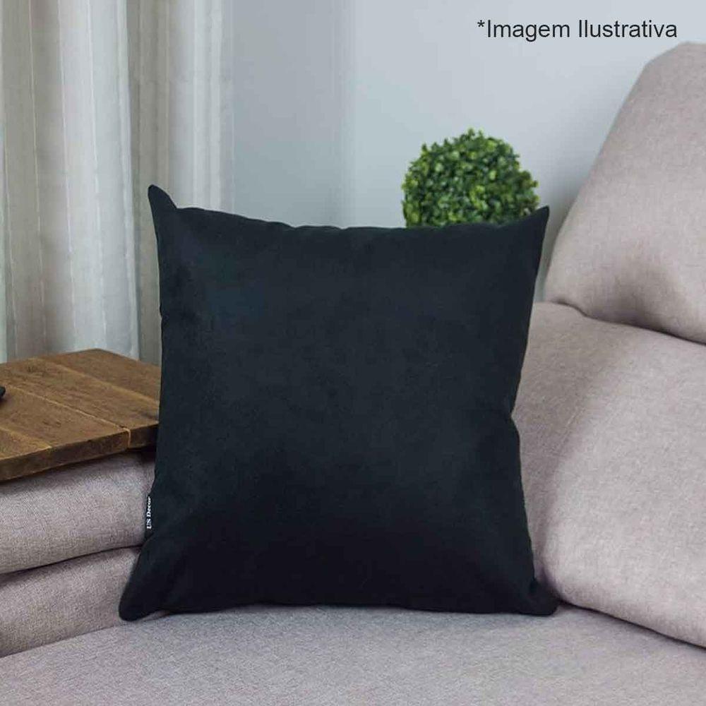 Kit 2 Capas Para Almofada 45 Cm X 45 Cm - Casa Chick Preto - 2