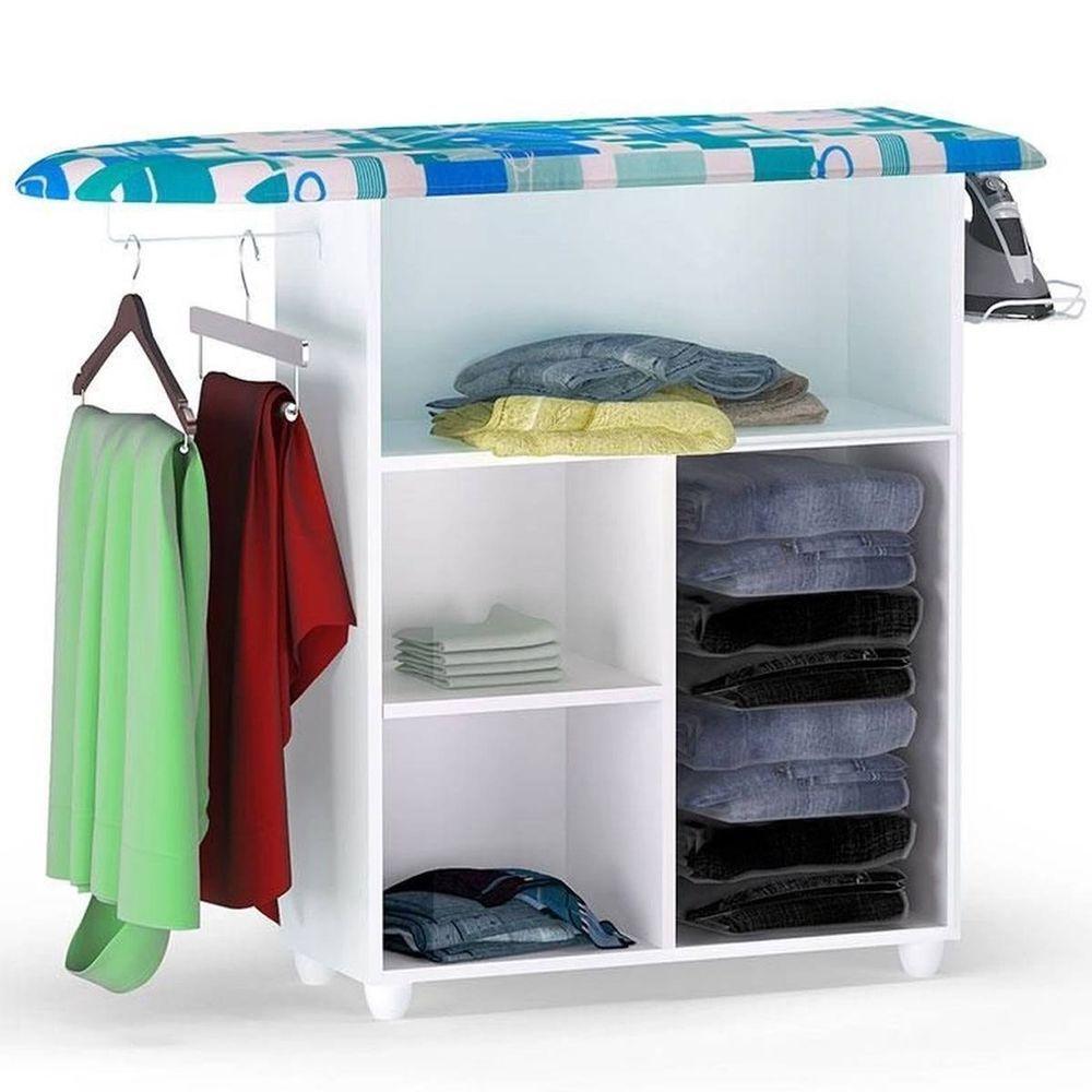 Balcão Tábua De Passar 1 Porta Maria Branco - 6