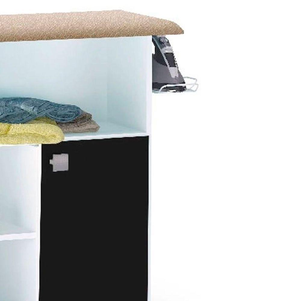 Balcão Tábua De Passar 1 Porta Maria Branco-preto - 2