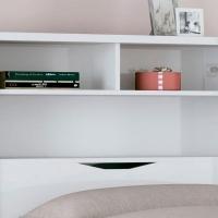 Cama Solteiro Infinity Com Baú E 2 Gavetas - Casa Chick Branco - 3