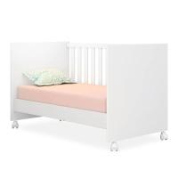 Berço Mini-cama Doce Mel Com Rodízios Branco - 6