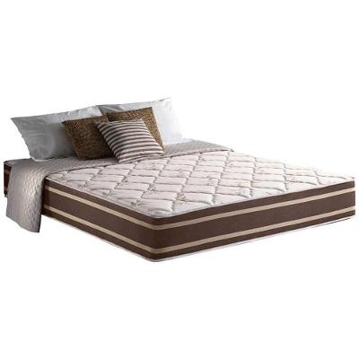Colchão King Molas Ensacadas MasterPocket Duo Sono Double Face Euro Pillow Marrom Branco Anjos