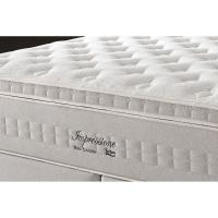 Cama Box King: Colchão Molas Ensacadas Anjos MasterPocket Impressione + Base CRC Courano White(193x203) - 3