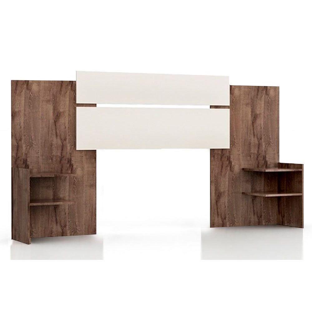 Cabeceira Cama Box Madeirado Avelã Solteiro-casal-queen Mila Extensível Avelã - 5
