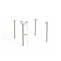 Base Mesa de Jantar Sena M057 AÇO s/Tampo Niquel - Kappesberg - 5