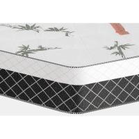 Conjunto Box Casal: Colchão Anatômico Plumatex D28/EP Falcon Ultra Firme + Base CRC Suede Black(138x188)