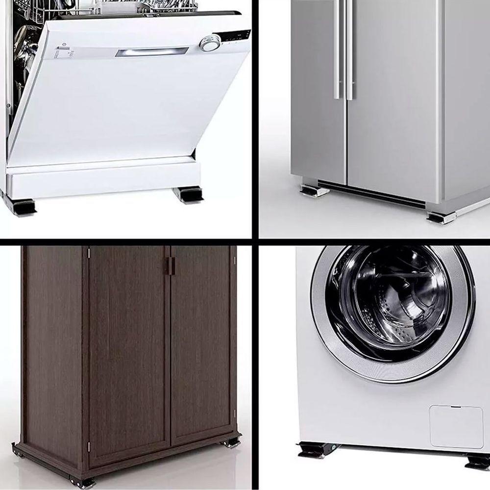 Suporte Com Rodinhas Para Arrastar Geladeira E Móveis - 8