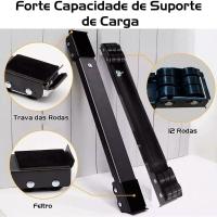 Suporte Com Rodinhas Para Arrastar Geladeira E Móveis - 3