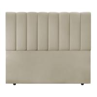 Cabeceira Cama Box Casal King Size Kharla 193cm Veludo Bege - Desk Design - 7
