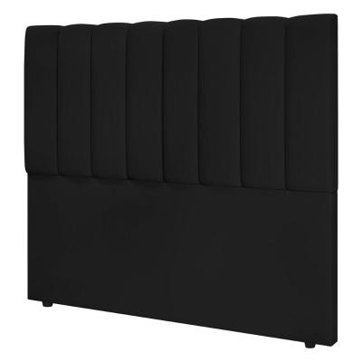 Cabeceira Cama Box Casal Kharla 140cm Veludo Preto - Desk Design