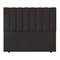 Cabeceira Cama Box Casal Kharla 140cm Veludo Marrom - Desk Design - 8