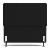 Cabeceira Cama Box Casal Queen Size Mel 160cm Com Frame Sintético Preto - Desk Design - 5
