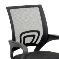 Cadeira De Escritório Mesh Diretor Giratoria New Java - Preto - 7